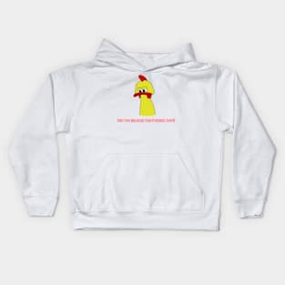 Can You Believe This.... Rubber Chicken Kids Hoodie